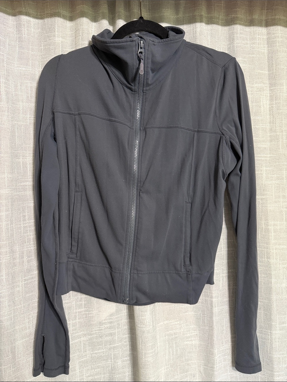 Women's Full-Zip Utility Jacket - Dark Gray